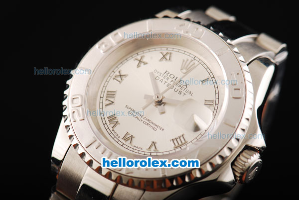 Rolex Datejust Automatic with Silver Dial and Roman Marking-Lady Size - Click Image to Close